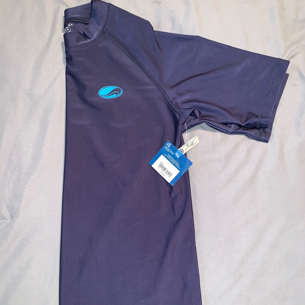 Boys youth blue sports shirt